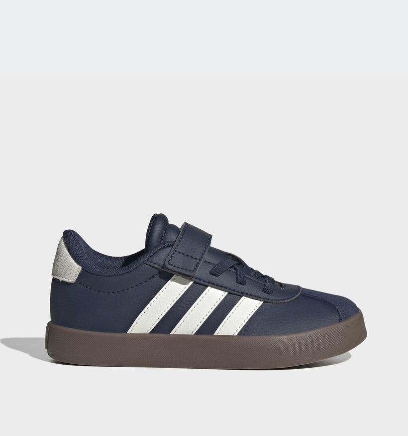 adidas VL Court 3.0 Donkerblauwe Sneakers voor meisjes, jongens (375495)