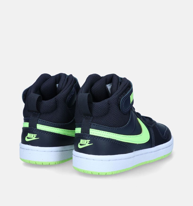 Nike Court Borough Mid 2 Witte Sneakers voor jongens, meisjes (341569) - geschikt voor steunzolen