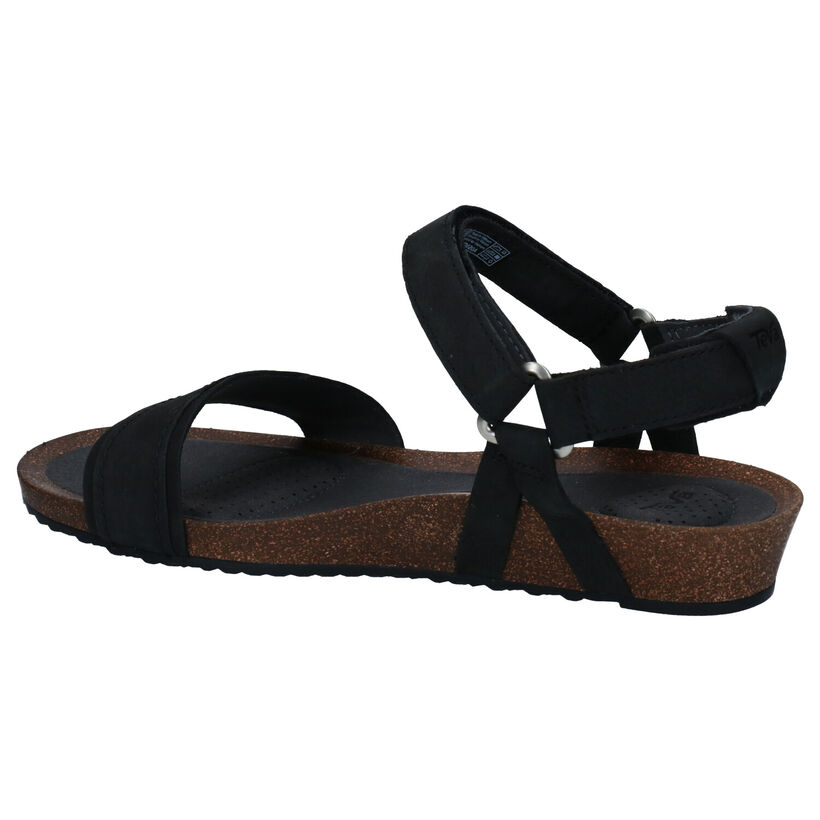 Teva Mahonia Sandales en Noir en nubuck (289236)