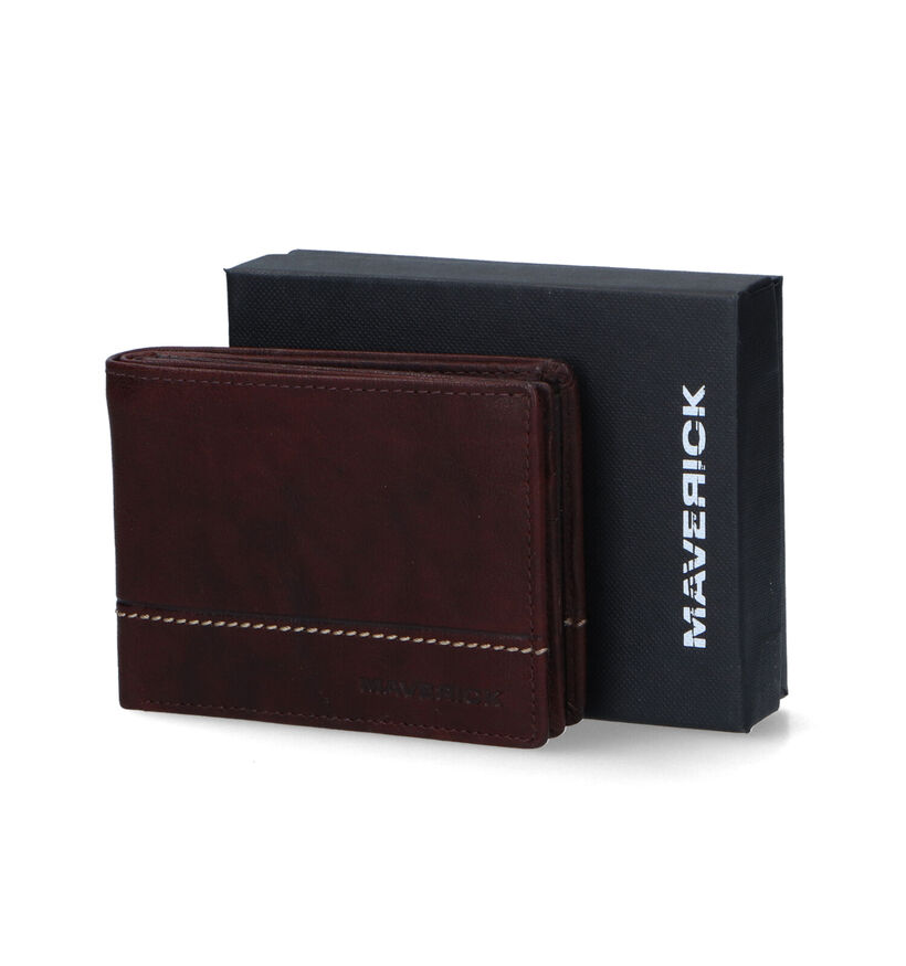 Maverick Portefeuille en Cognac pour hommes (325686)