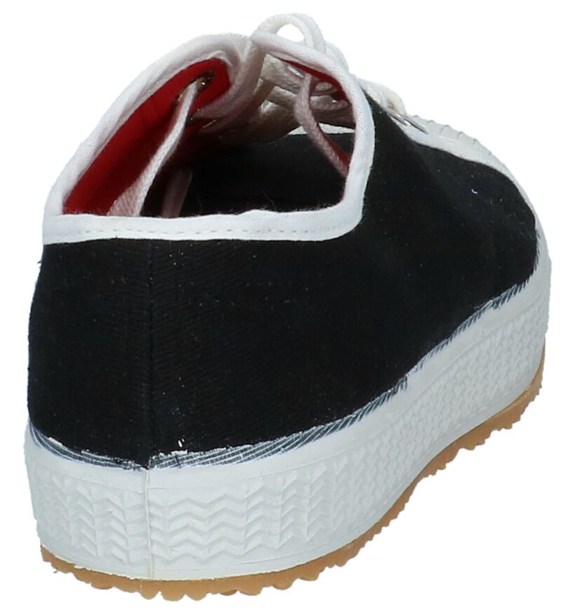 Zwarte Komrads Lenin Sneakers in stof (234044)