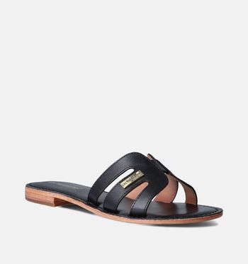 Les Tropeziennes Nu-pieds Noir/Jaune