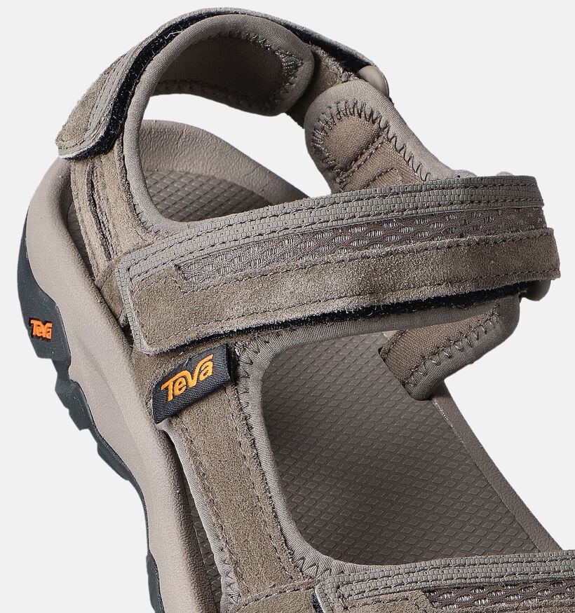 Teva Hudson Sandales de marche en Taupe pour hommes (354635)