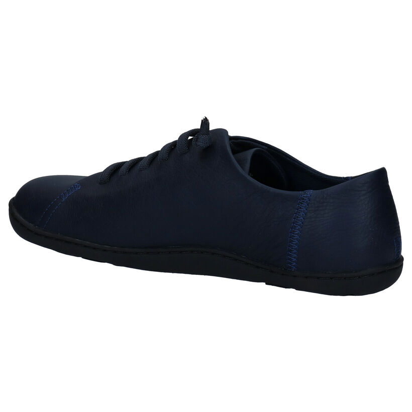 Camper Chaussures slip-on en Bleu foncé en cuir (282112)