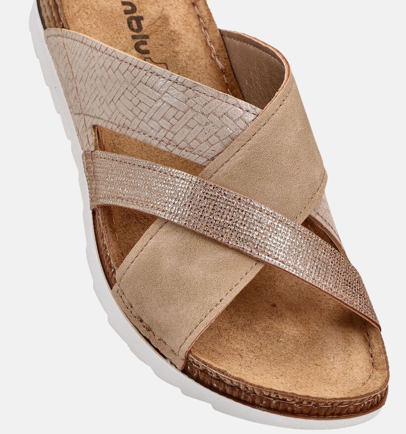 Inblu Taupe Slippers voor dames (373522)