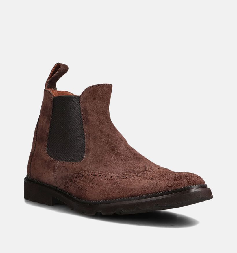 Ambiorix Nomera Bruine Chelsea Boots Ambiorix Nomera Bruine Chelsea Boots voor heren (365010) - geschikt voor steunzolen