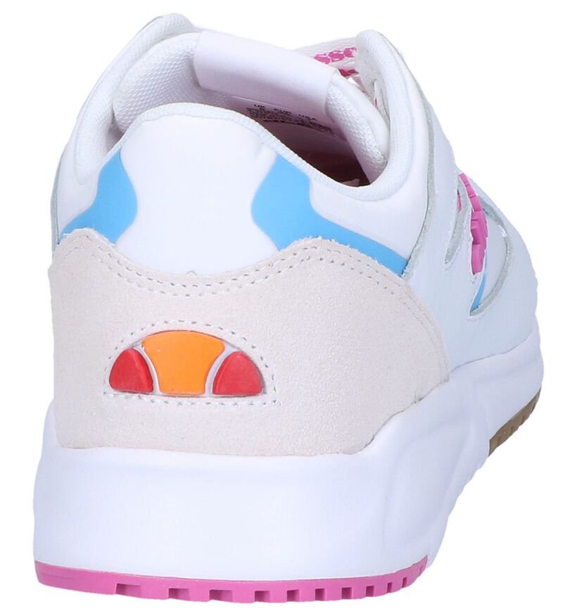 Ellesse Contest Witte Sneakers in leer (241633)