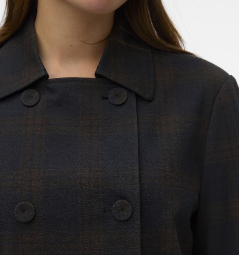 Vero Moda Malli Donkerblauwe Korte Blazer Geruit voor dames (379686)