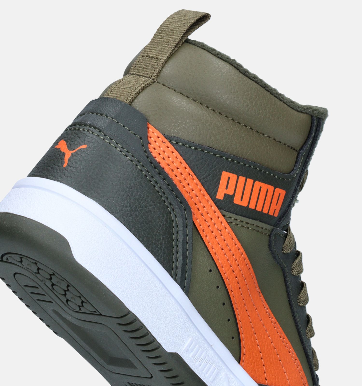 Basket puma vert kaki shop