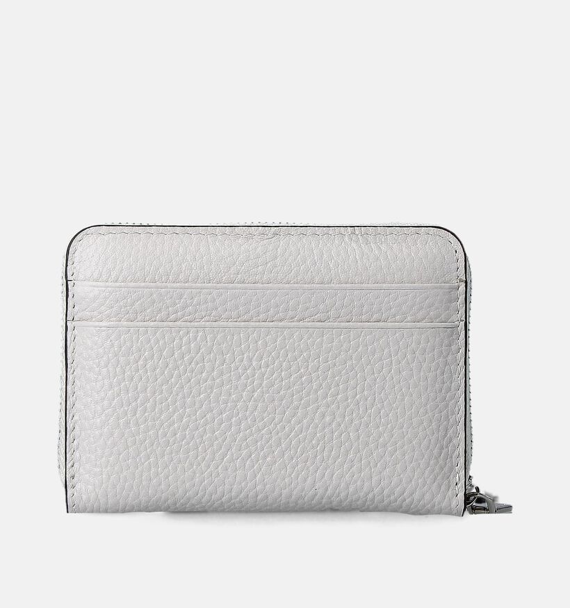Crinkles Porte-monnaie zippé en Écru pour femmes (358074)