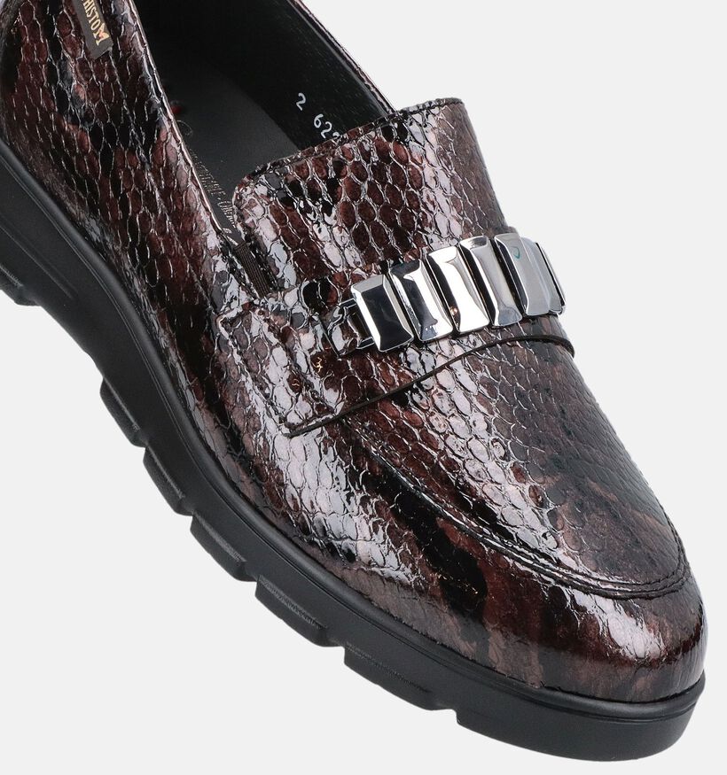 Mephisto Carlyne Chaussures plates en Bronze pour femmes (379088) - pour semelles orthop&eacute;diques