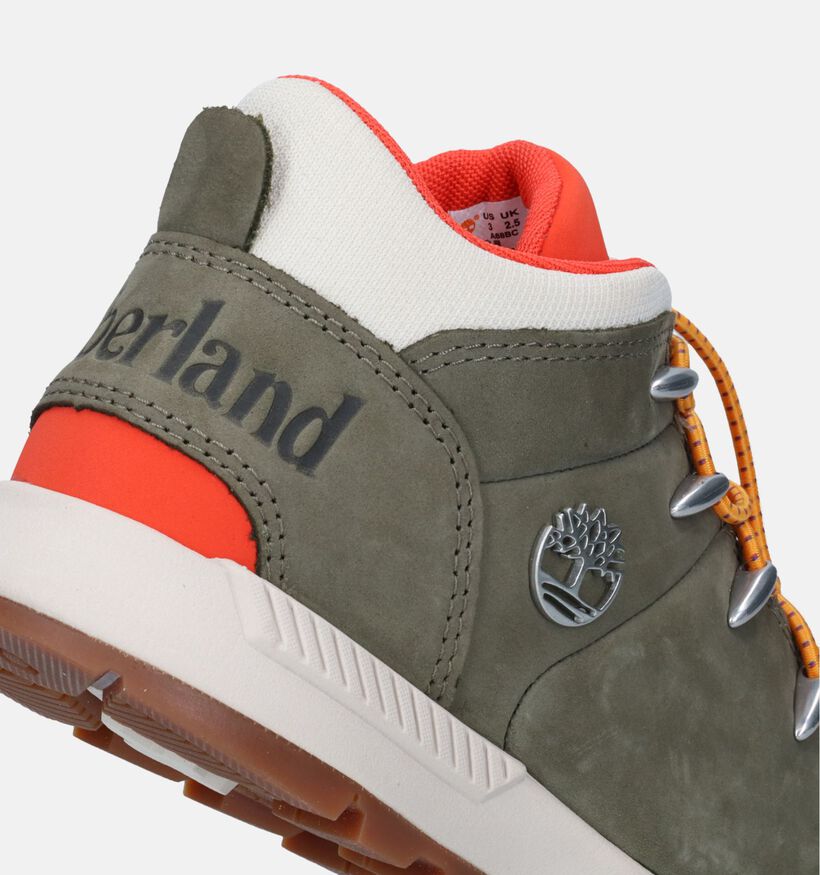 Timberland Sprint Tracker Kaki Bottines voor jongens (329101) - geschikt voor steunzolen
