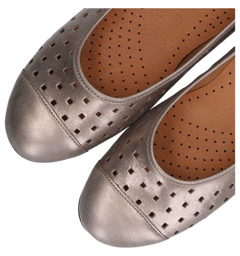 Gabor Hovercraf Ballerines en Bronze en cuir (287750)