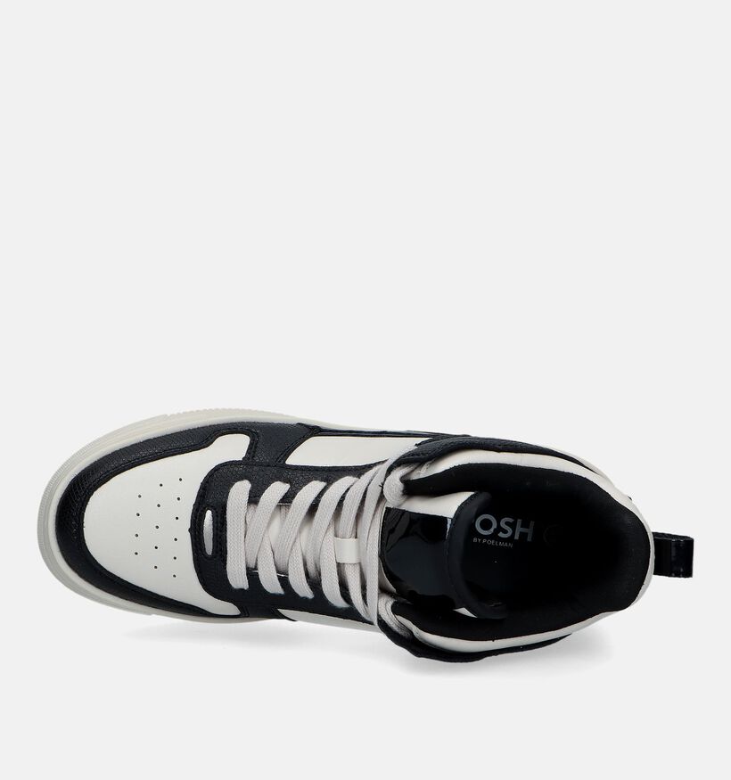 Posh by Poelman Beige Hoge sneakers voor dames (332746)