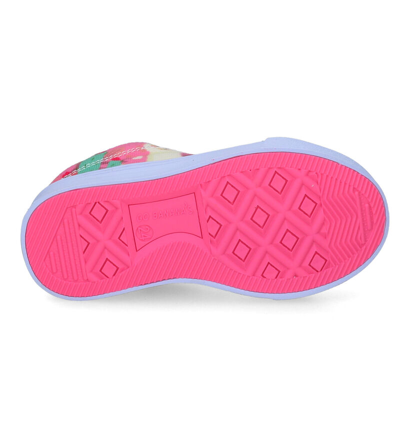 Go Banana's Alpaca Roze Sneakers voor meisjes (303317) - geschikt voor steunzolen