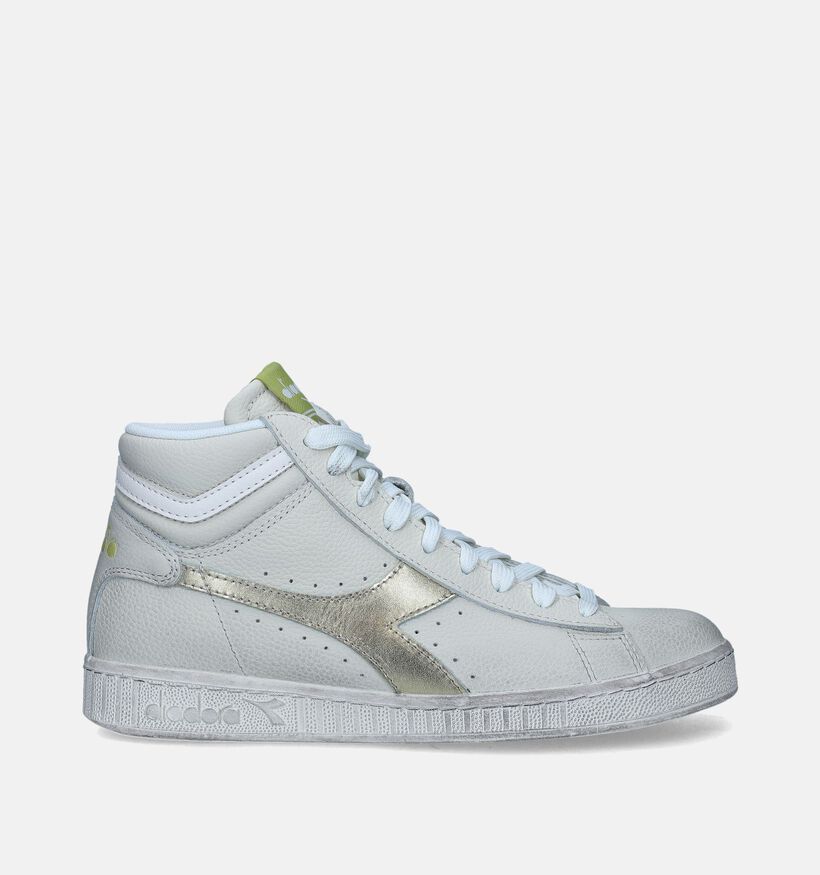 Diadora Game L High Waxed Metal Baskets en Blanc pour femmes (350837)