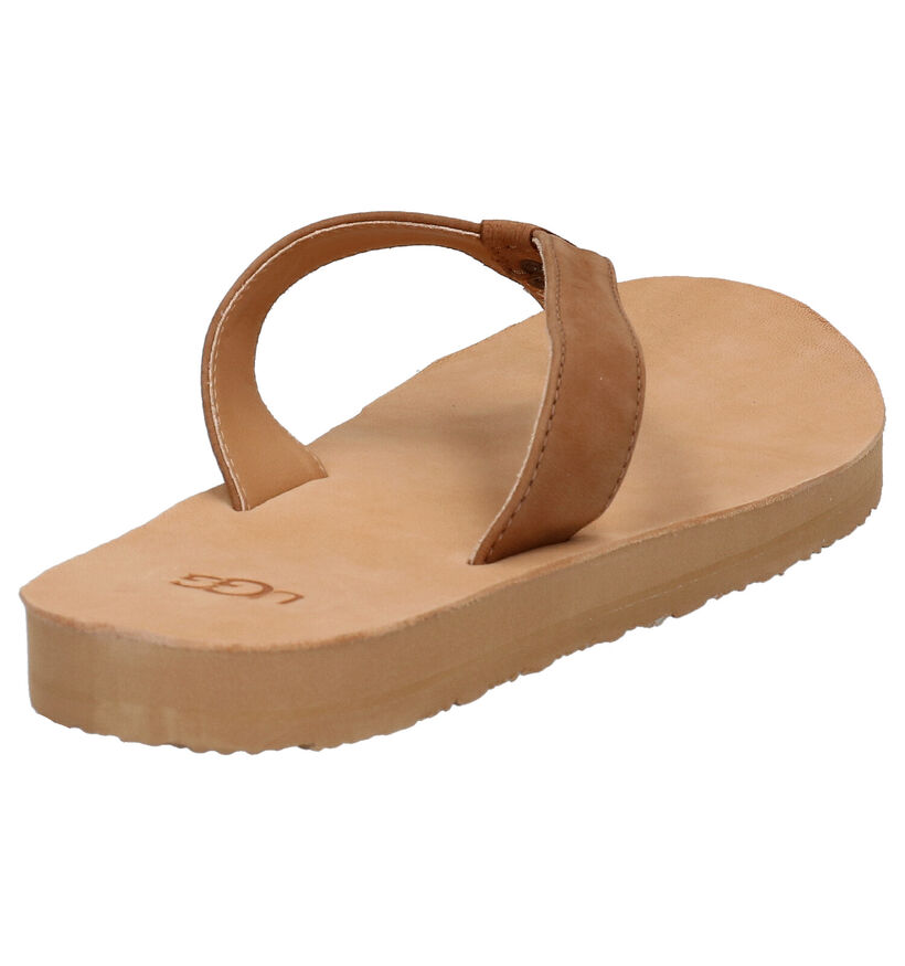 Ugg Tawney Cognac Teenslippers in leer (266673)