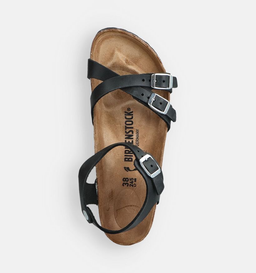 Birkenstock Kumba Natural Leather Sandales en Noir pour femmes (368222)