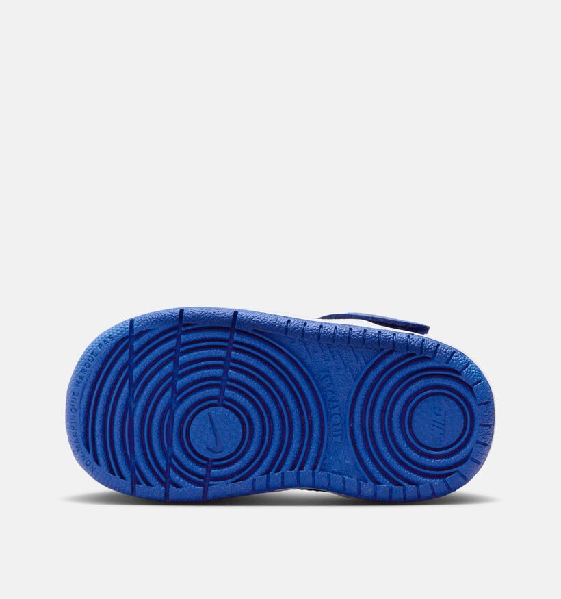 Nike Court Borough Baskets montantes en Bleu pour filles, garçons (359979) - pour semelles orthopédiques