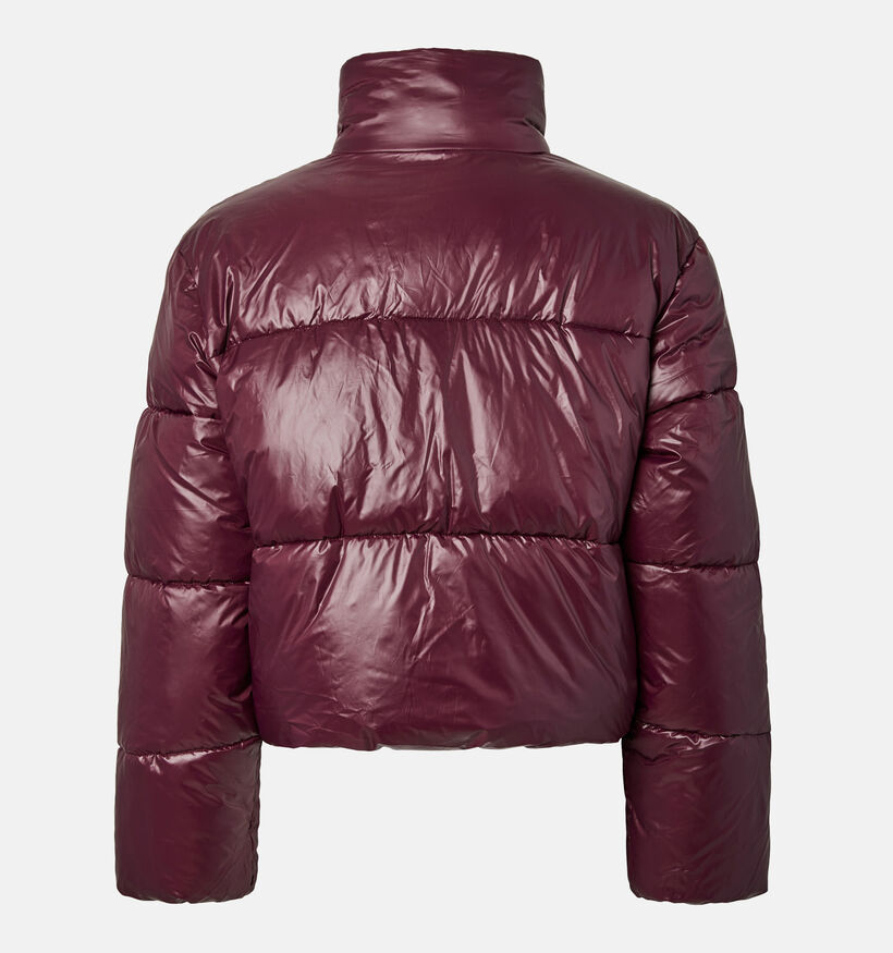 Pieces Amilia Bordeaux Puffer Jas voor dames (378376)