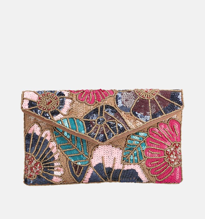Bulaggi Flower Sequins Beige Clutch voor dames (364793)