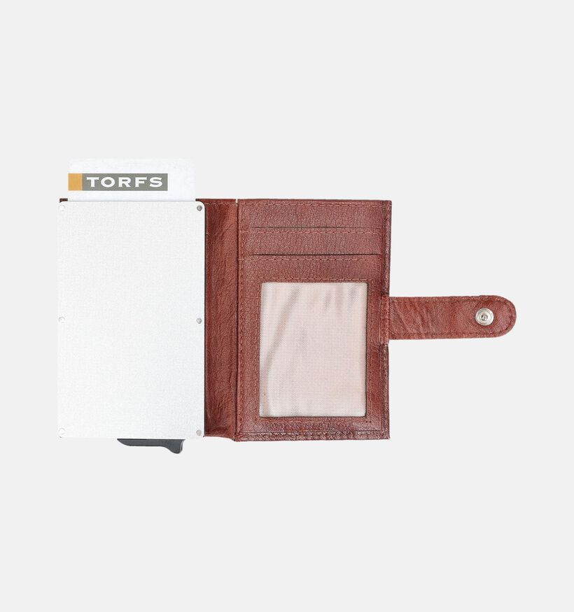 Double-D Bruine Kaartenhouder voor dames (375963)