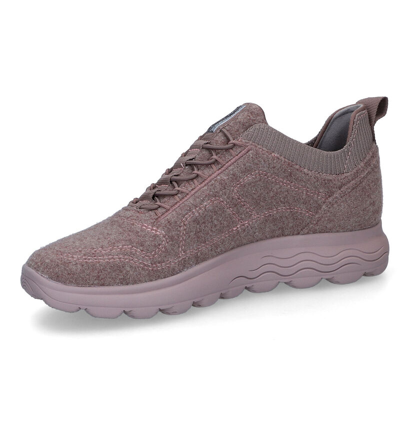 Geox Spherica Baskets en Rosé pour femmes (313661) - pour semelles orthopédiques