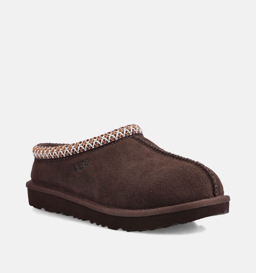 UGG Tasman II Dusted Cocoa Pantoufles en Marron fonc&eacute; pour filles (377988)