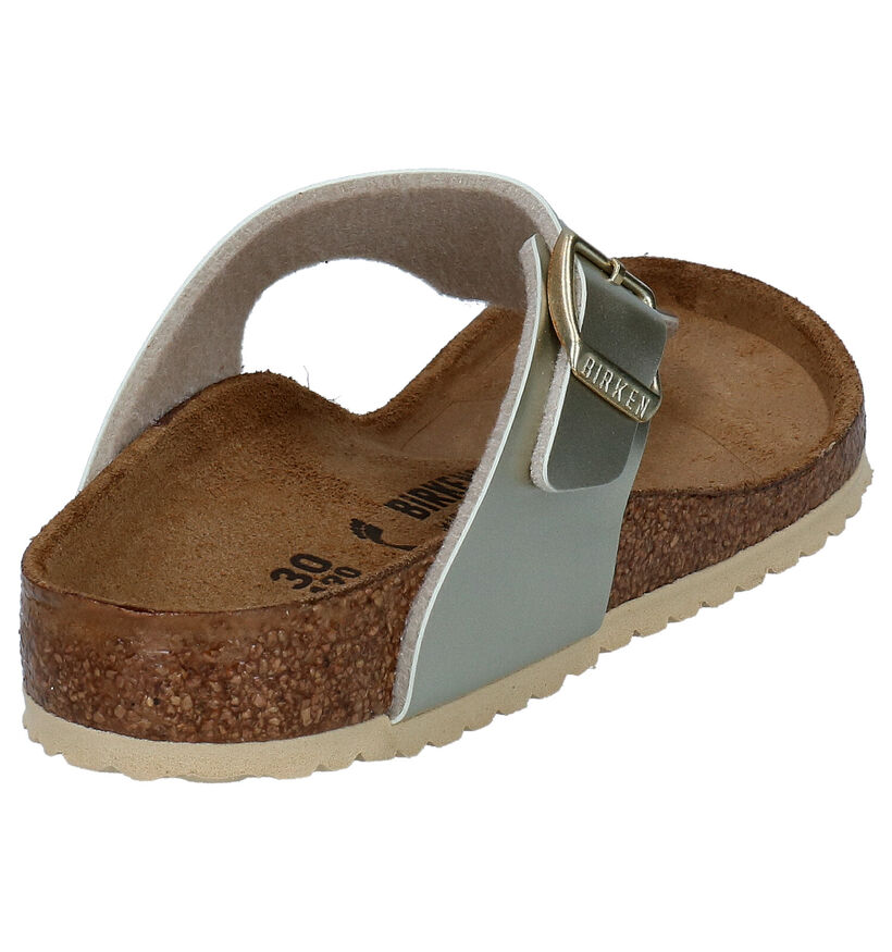 Birkenstock Gizeh Nu-pieds en Blanc pour filles (352248)