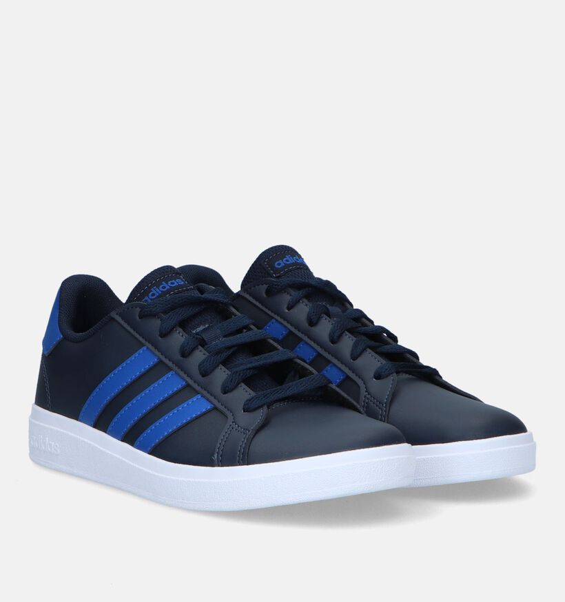 adidas Grand Court 2.0 K Witte Sneakers voor jongens, meisjes (341645)