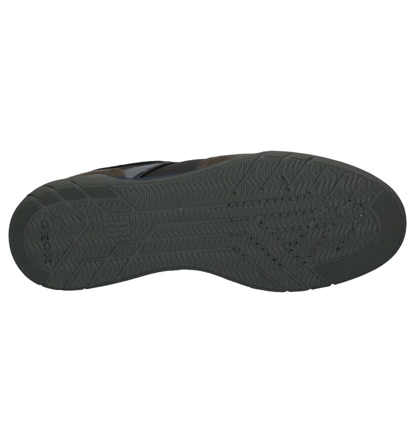 Casual Schoenen Taupe Geox Redward in leer (223754)
