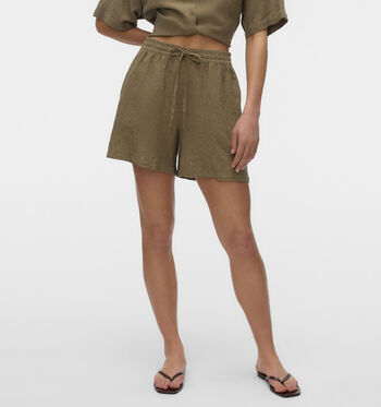 Vero Moda Pantalons Vert