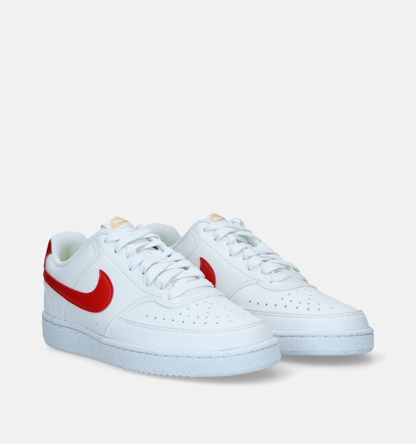 Nike Court Vision Low Next Nature Baskets en Blanc pour femmes (332408)