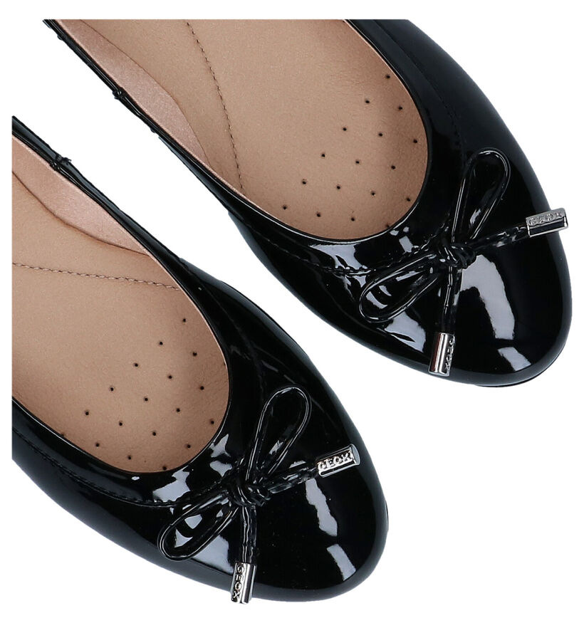 Geox Charlene Zwarte Ballerina's in kunstleer (277059)