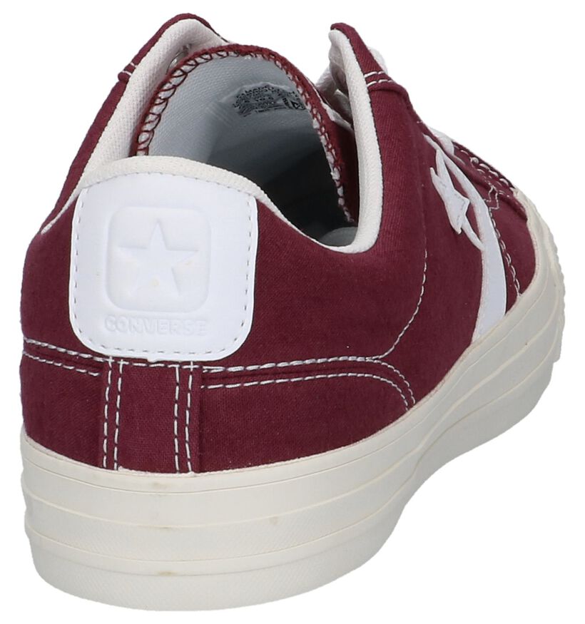 Converse Star Player Bordeaux Sneakers in stof (222241)