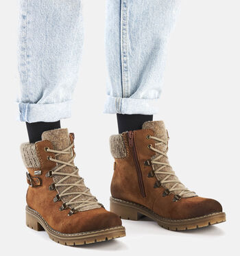 Rieker Boots Cognac