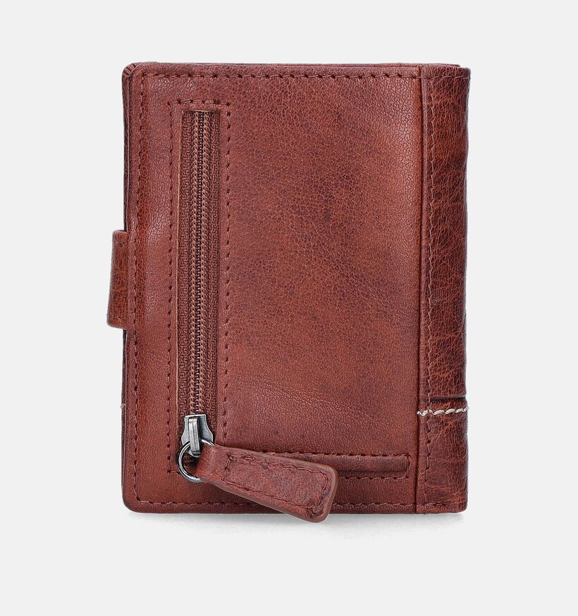 Maverick Porte-carte en Cognac pour hommes (358831)