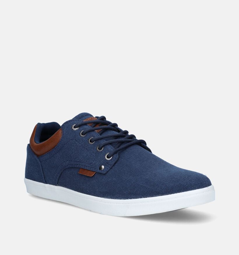 Bullboxer Blauwe Veterschoenen voor heren (336657) - geschikt voor steunzolen