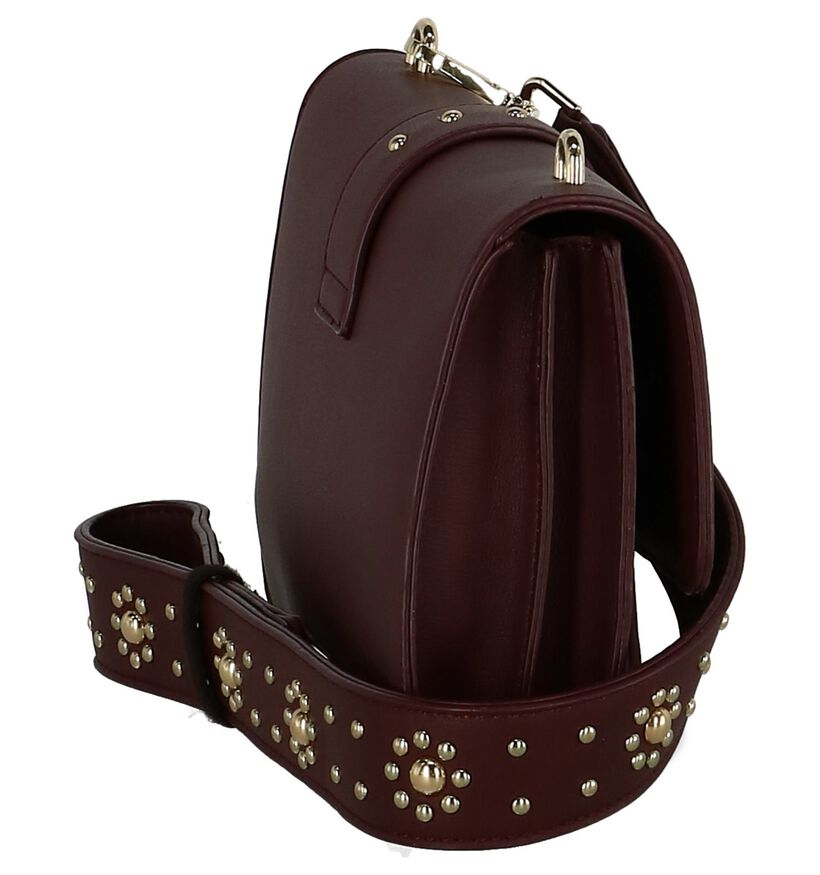 Pepe Moll Crossbody Tas Bordeaux in kunstleer (234806)