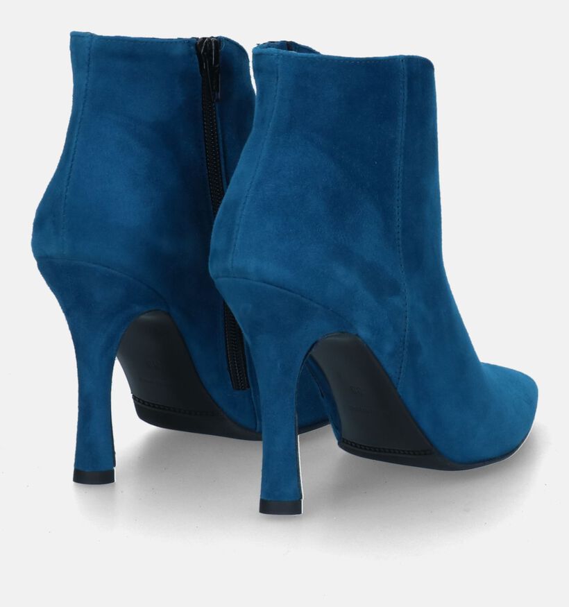 Cristian Daniel Bottines à talons en Bleu pour femmes (317502)