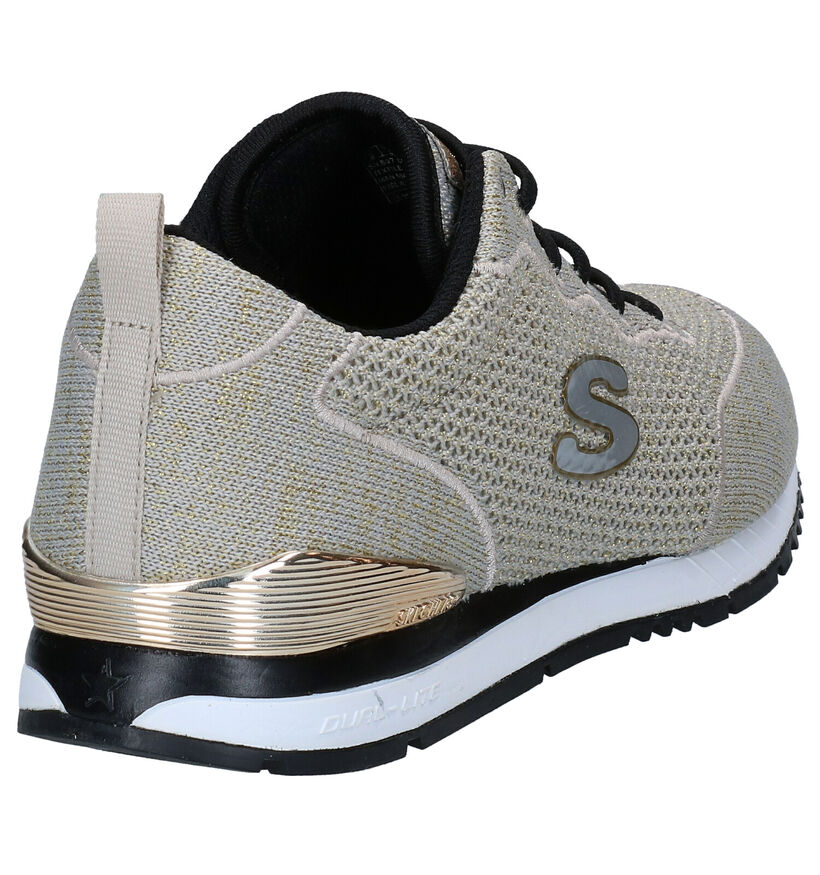 Skechers Sunlite Magic Dust Baskets en Or en textile (286850)