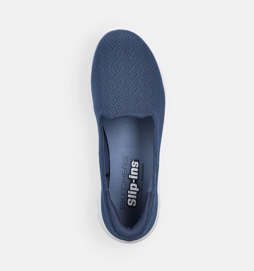Skechers Glide-Step Serene Chaussures &agrave; enfiler en Bleu pour femmes (367841)