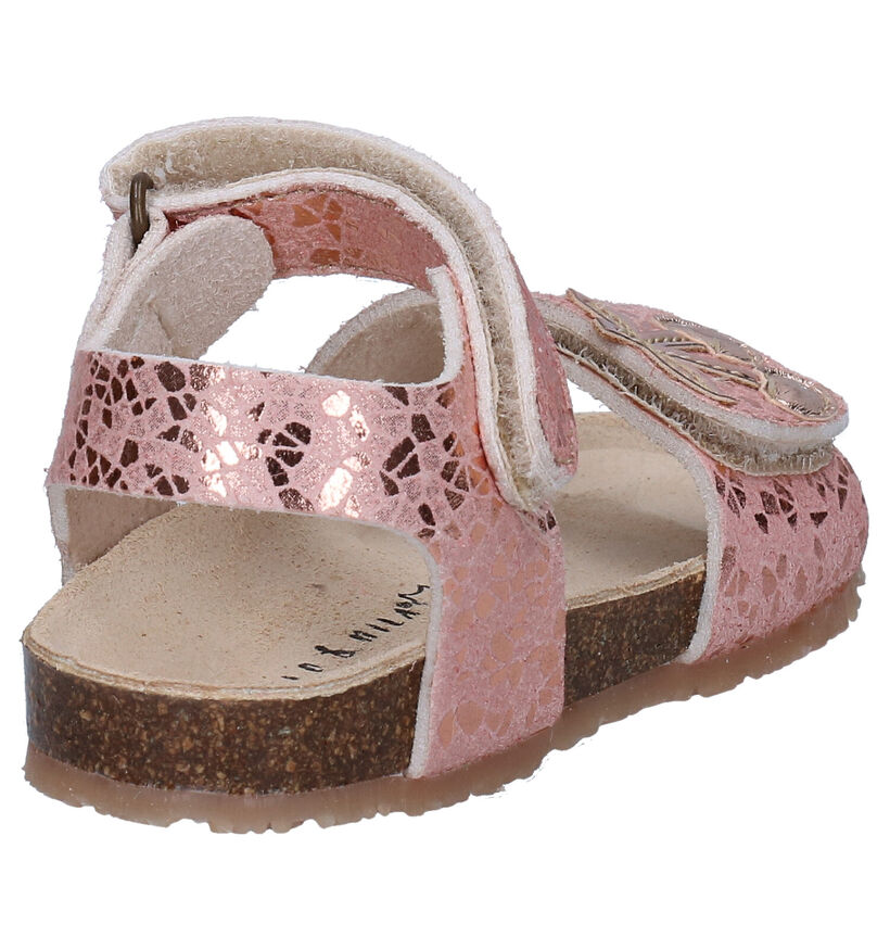 Milo & Mila Roze Sandalen in kunstleer (287631)