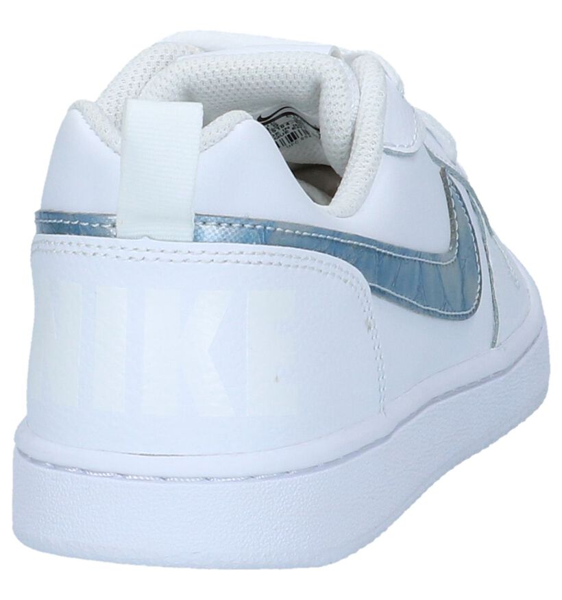 Nike Court BoroughBaskets basses en Blanc en imitation cuir (219619)