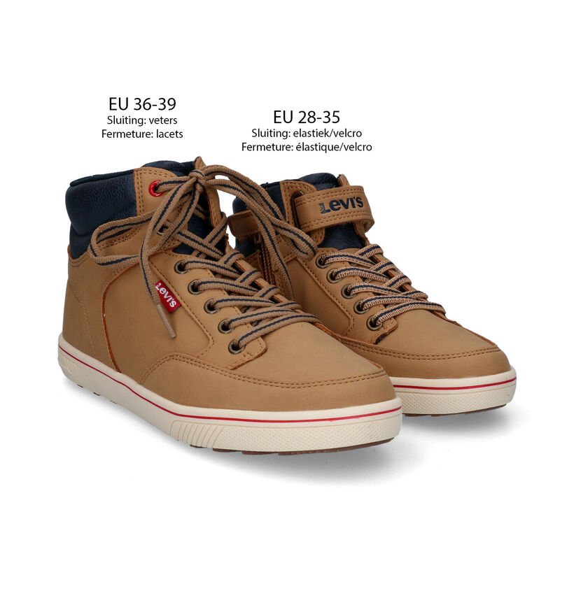 Levi's Houston camel Bottines in kunstleer (313800)