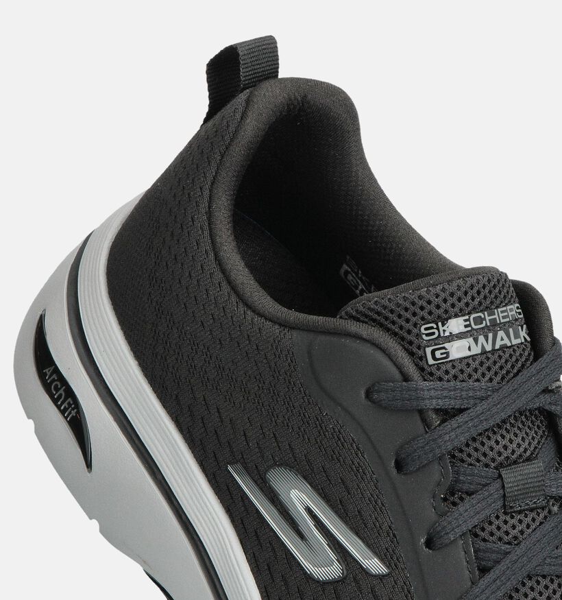 Skechers Go Walk Arch Fit Zwarte Sneakers voor heren (360866) - geschikt voor steunzolen
