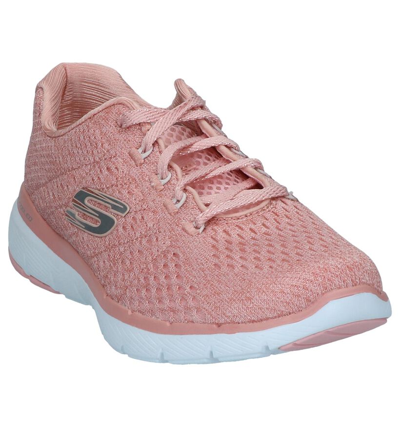 Roze Runners Skechers Flex Appeal 3.0 in stof (240439)