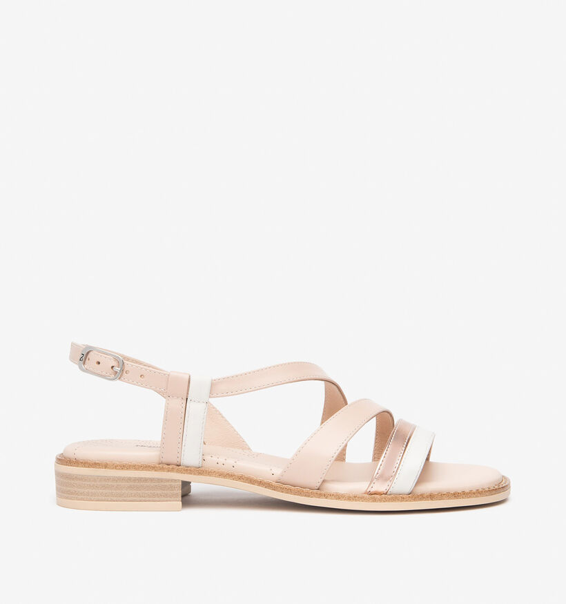 NeroGiardini Sandales plates en Beige pour femmes (358355)