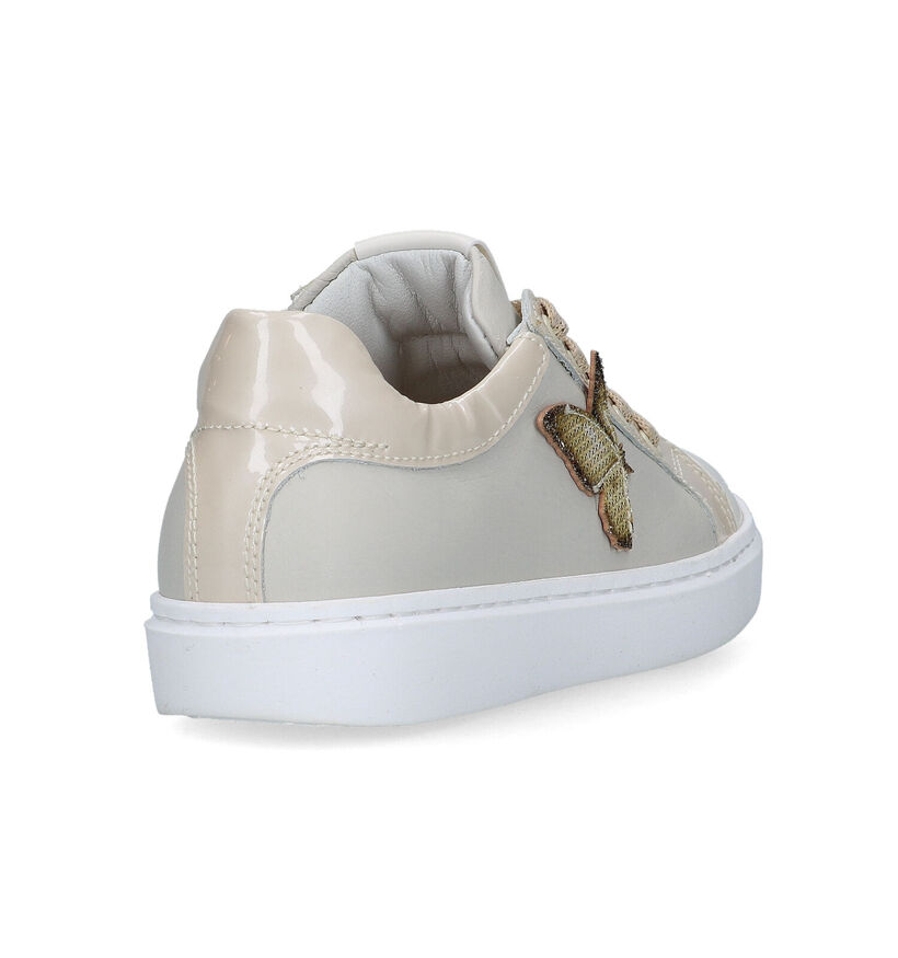 STONES and BONES Dalve Beige Sneakers voor meisjes (325910) - geschikt voor steunzolen