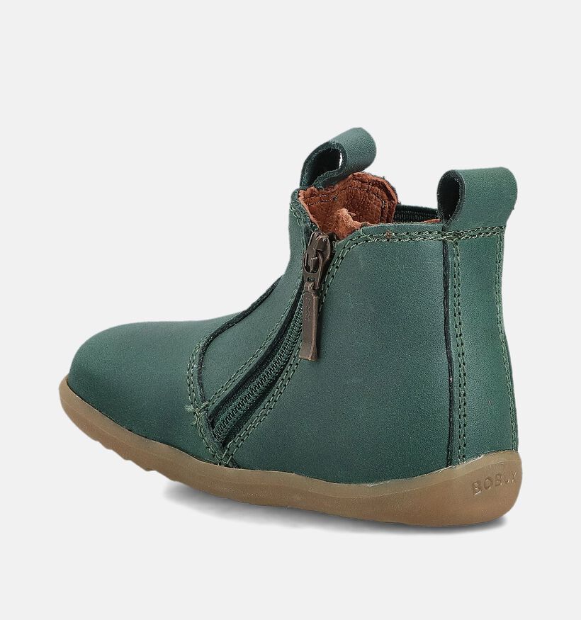 Bobux Jodhpur Step Up Groene Boots voor jongens, meisjes (362164) - geschikt voor steunzolen
